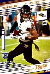 2021 Panini Chronicles Prestige Rookies Update Tylan Wallace #225 card
