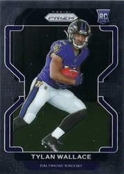 2021 Panini Prizm Base Set Tylan Wallace #356 card