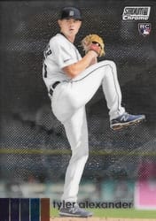 2020 Stadium Club Chrome Base Set Tyler Alexander #334 card
