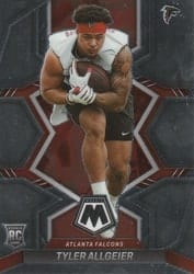 2022 Panini Mosaic Base Set Tyler Allgeier #351 card