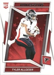 2022 Panini Rookies & Stars Base Set Tyler Allgeier #147 card