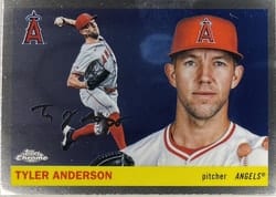 2025 Topps Chrome Platinum Base Set Tyler Anderson #34 card