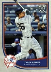 2018 Topps Big League Base Set Tyler Austin #383 card