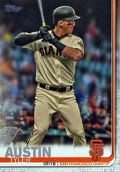 2019 Topps Update Base Set Tyler Austin #US153 card