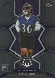2022 Panini Mosaic Base Set Tyler Badie #354 card