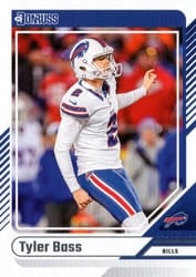 2024 Donruss Base Set Tyler Bass #224 card