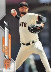 2020 Topps Base Set Tyler Beede #67 card