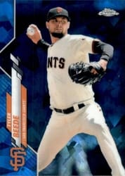 2020 Topps Chrome Sapphire Edition Base Set Tyler Beede #67 card