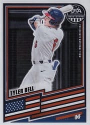 2026 Panini Stars & Stripes Prizm Base Set Tyler Bell #161 card