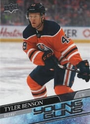 2020-21 Upper Deck Base Set Tyler Benson #218 card