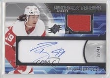 2021-22 SPx Signature Fabrics Tyler Bertuzzi #SF-TB card