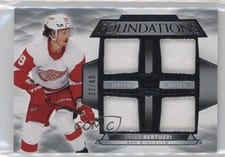 2021-22 Upper Deck The Cup Foundations Quad Jersey Tyler Bertuzzi #F-TB card