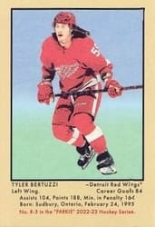 2022-23 Parkhurst Champions 51 Retros Tyler Bertuzzi #R-3 card