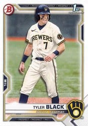 2021 Bowman Draft Base Set Tyler Black #BD-200 card