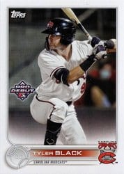2022 Topps Pro Debut Base Set Tyler Black #PD-180 card