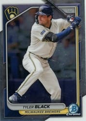 2024 Bowman Chrome Base Set Tyler Black #63 card
