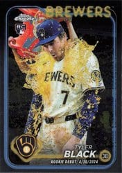 2024 Topps Chrome Update Base Set Tyler Black #USC124 card