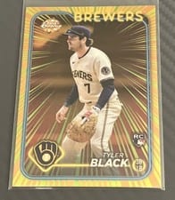 2024 Topps Chrome Update Radiating Rookies Tyler Black #RR-23