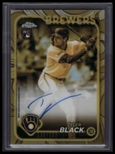 2024 Topps Gilded Collection Cast in Gold Autographs Tyler Black #GOLD-TB card