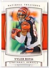 2019 Panini National Treasures Tyler Boyd #95 card
