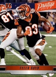 2019 Panini Prestige Base Set Tyler Boyd #37 card