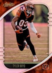2020 Panini Absolute Base Set Tyler Boyd #3 card