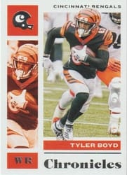 2020 Panini Chronicles Base Set Tyler Boyd #20 card