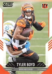 2021 Score Base Set Tyler Boyd #100 card