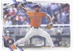 2021 Topps Pro Debut Base Set Tyler Brown #PD-73 card