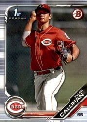 2019 Bowman Draft Base Set Tyler Callihan #BD-47 card