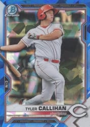 2021 Bowman Sapphire Edition Base Set Tyler Callihan #BCP-91 card