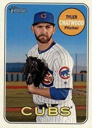 2018 Topps Heritage Base Set Tyler Chatwood #649 card