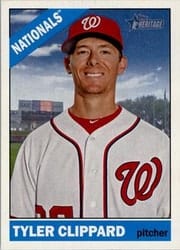 2015 Topps Heritage Base Set Tyler Clippard #153 card