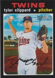 2020 Topps Heritage Base Set Tyler Clippard #685 card