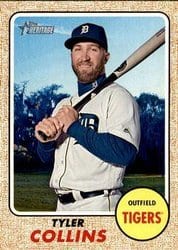 2017 Topps Heritage Base Set Tyler Collins #360 card