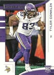2018 Panini Rookies & Stars Base Set Tyler Conklin #200 card