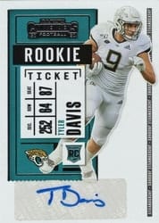2020 Panini Contenders Base Set Tyler Davis #298 card