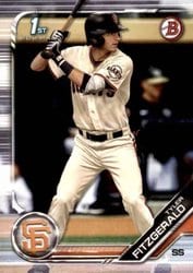 2019 Bowman Draft Base Set Tyler Fitzgerald #BD-152 card