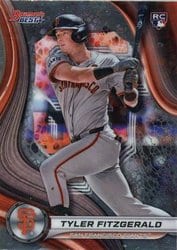 2024 Bowman's Best Base Set Tyler Fitzgerald #25 card