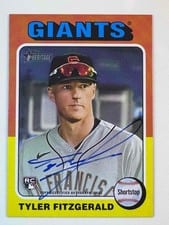 2024 Topps Heritage Real One Autograph Tyler Fitzgerald #ROATF card