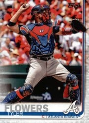 2019 Topps Base Set Tyler Flowers #244 card
