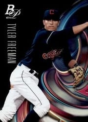2018 Bowman Platinum Top Prospects Tyler Freeman #TOP-34 card