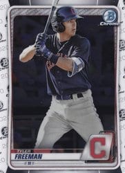 2020 Bowman Chrome Prospects Tyler Freeman #BCP-40 card