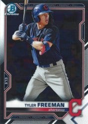 2021 Bowman Chrome Prospects Tyler Freeman #BCP-119 card