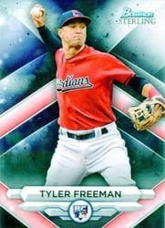 2023 Bowman Sterling Base Set Tyler Freeman #BSR-40 card