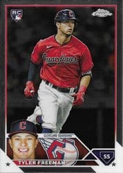 2023 Topps Chrome Base Set Tyler Freeman #16 card