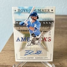 2024 Panini Boys of Summer America's Best Signatures Tyler Gentry #AME-TG card