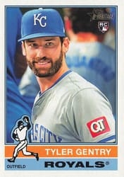 2025 Topps Heritage Base Set Tyler Gentry #109 card