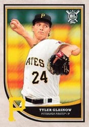 2018 Topps Big League Base Set Tyler Glasnow #207 card