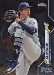 2020 Topps Chrome Base Set Tyler Glasnow #118 card